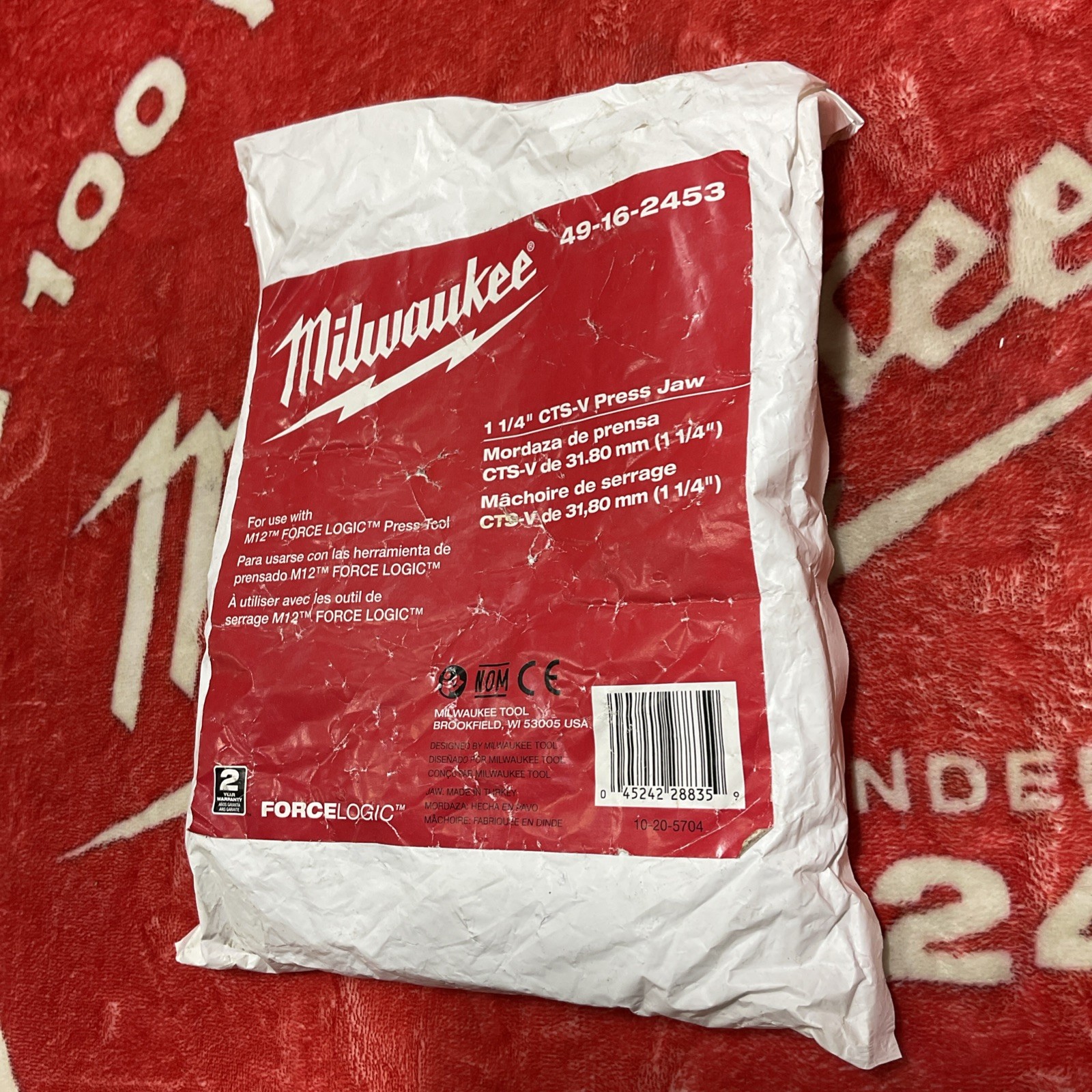 Milwaukee 49-16-2453 M12 Force Logic 1-1/4 in. Jaw