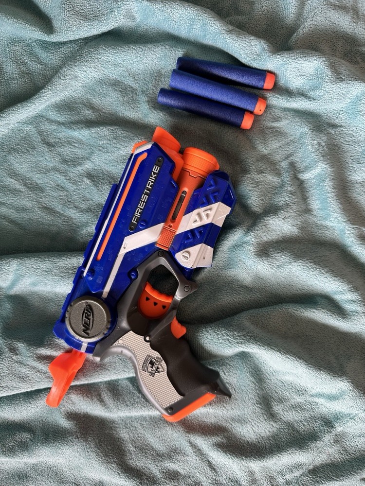 NERF N-strike Firestrike - Blue With Darts