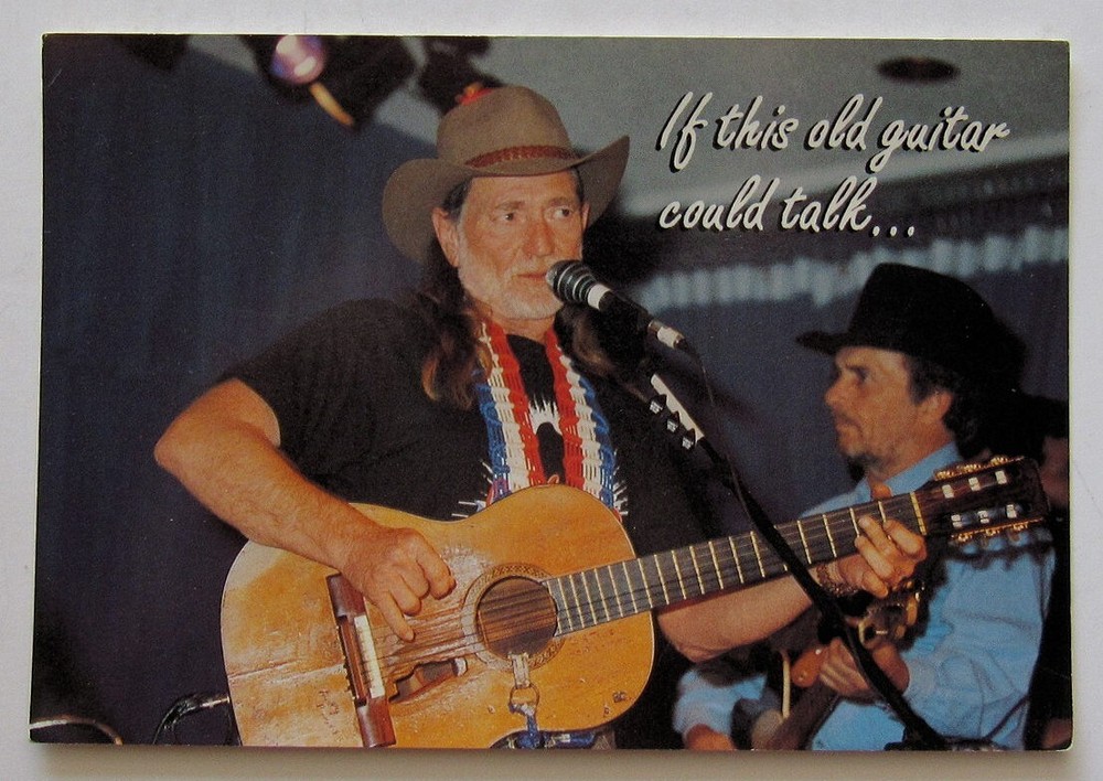 Willie Nelson 6 Postcards If Old Guitar Could Talk