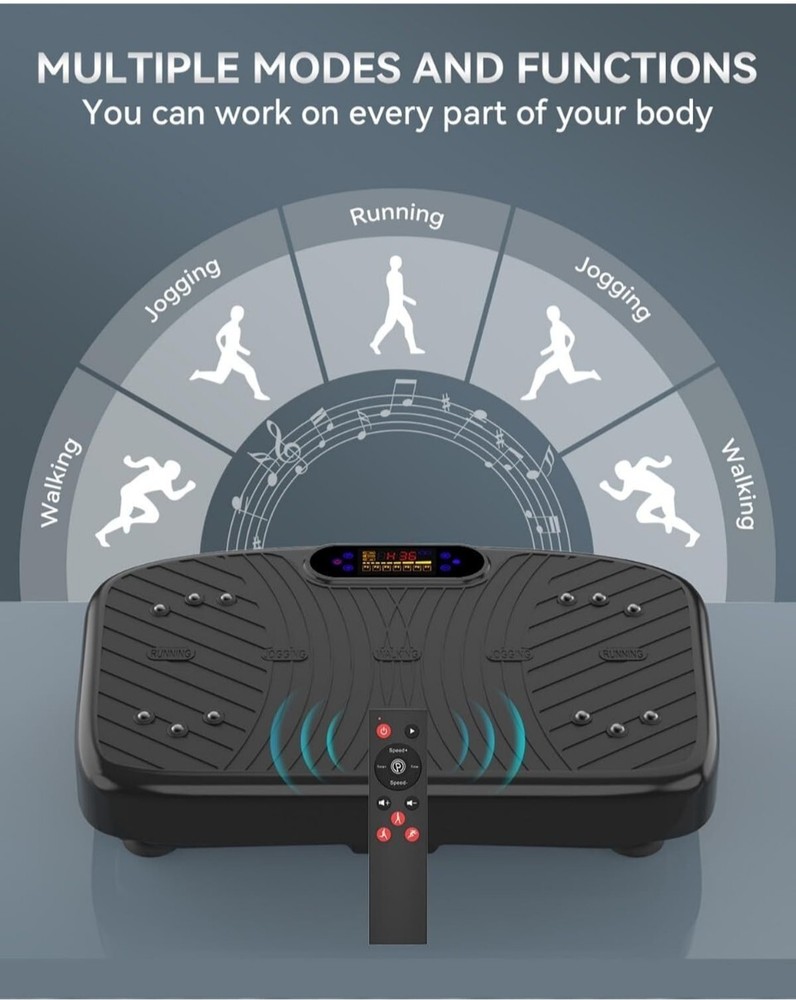 Vibration Plate Exercise Machine, Vibration Plate Platform for Lymphatic...