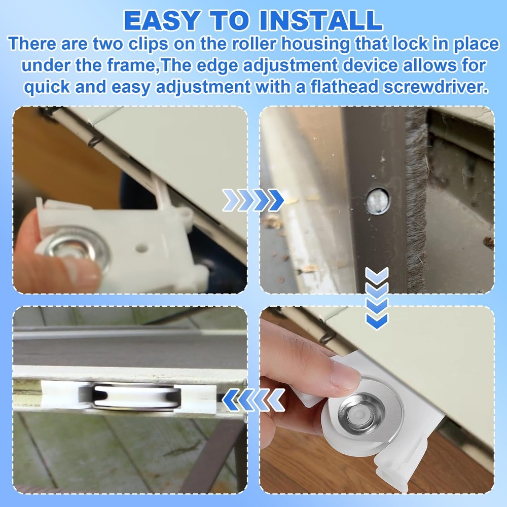 Lower Sliding Screen Door Roller Assembly Replace for Andersen Screen Door Pa...