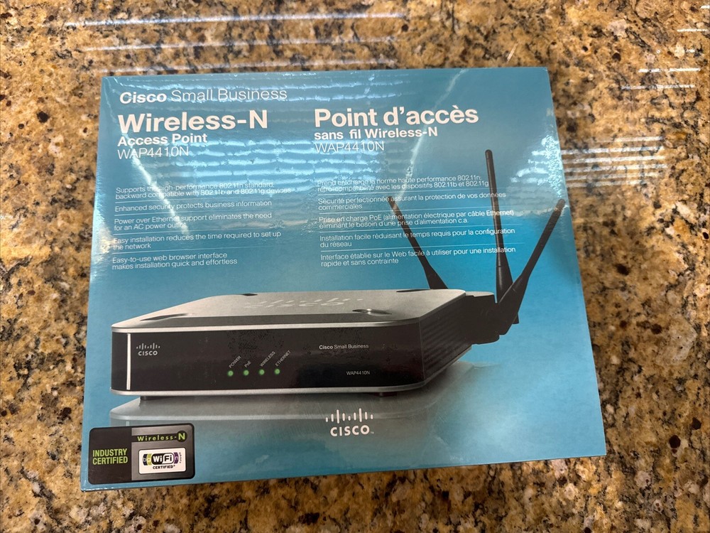 Genuine Cisco WAP4410N Wireless-N Access Point - Gray