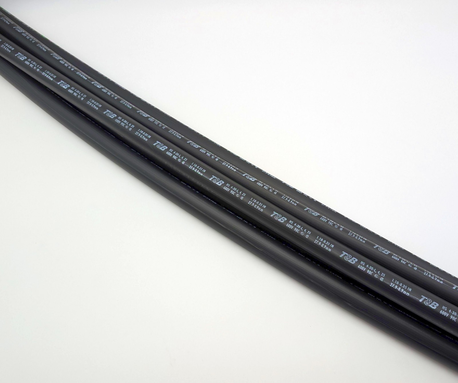 Thomas & Betts HS4-30-4 Heat Shrink Tubing 4' L 1.1" ID 3:1 Ratio 1-3/0 AWG 5 PK