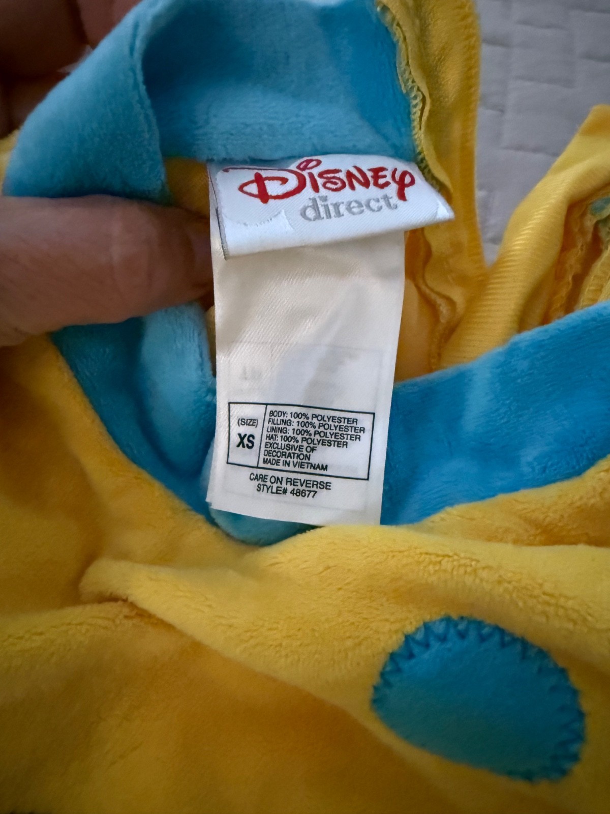 Disney Store Kids XS 4 5 JOJO CIRCUS CLOWN Halloween Costume Complete