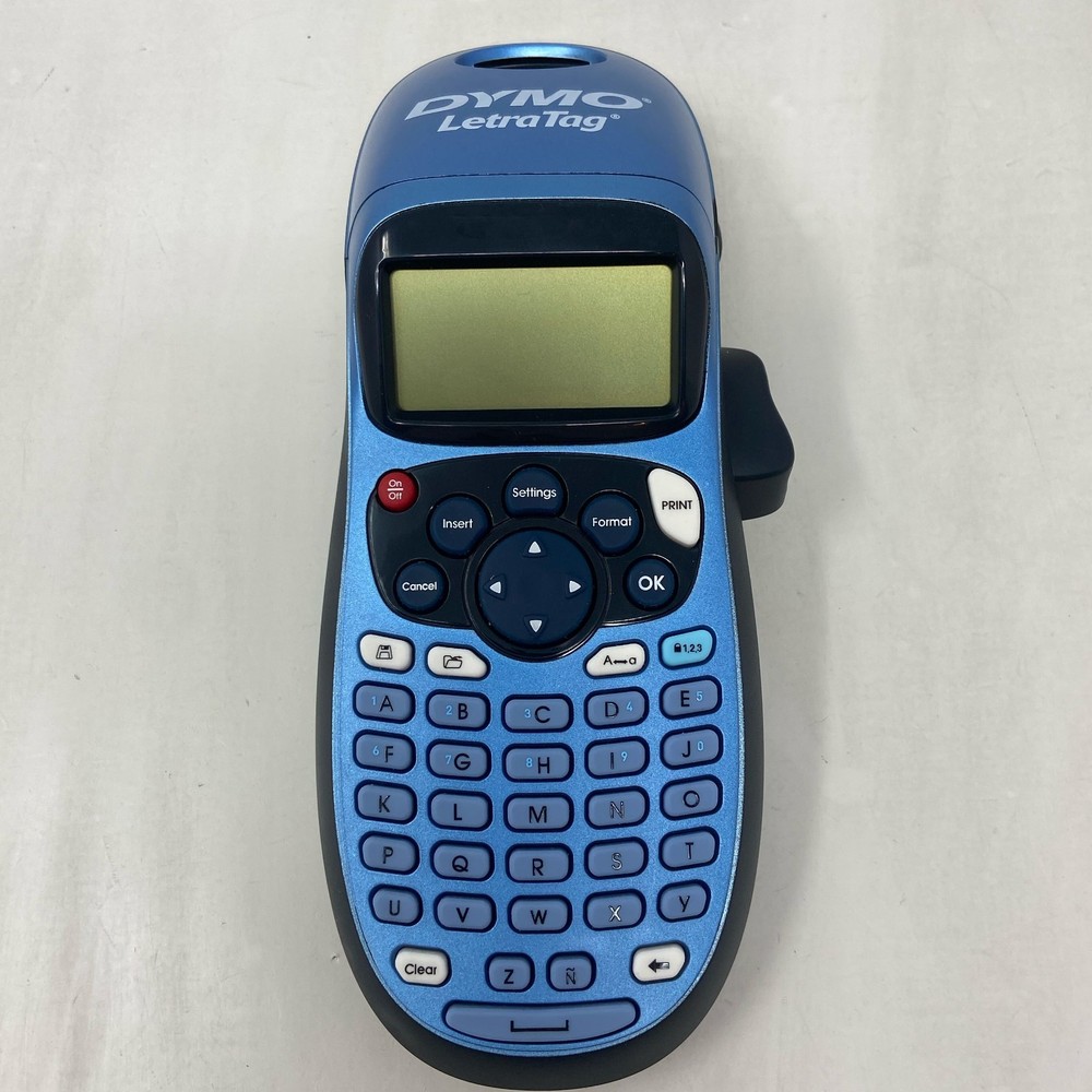 DYMO LetraTag LT-100H Plus Label Maker, Blue ABC Keyboard