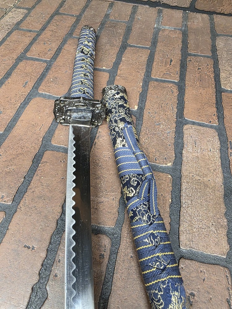 Katana Sword Replica 38' Blue Sheath