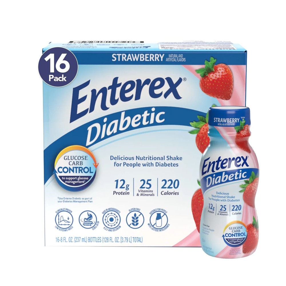 Diabetic Nutritional Shake Strawberry