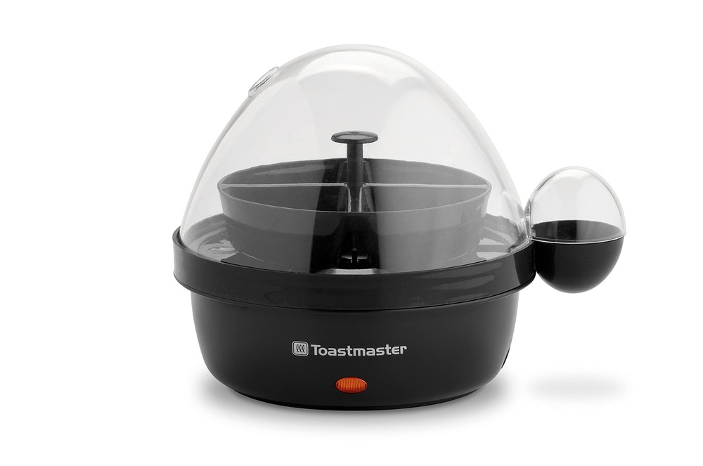 Toastmaster Rapid Electric Egg Cooker with Auto-Off, 7 Egg Capacity, Black
