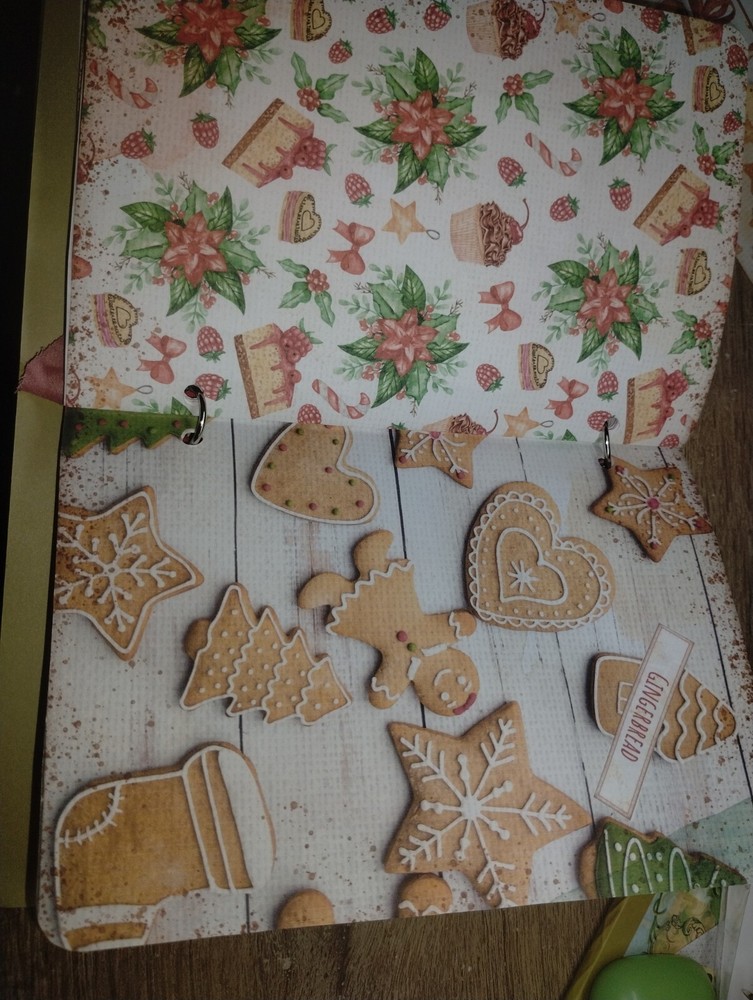 Gingerbread Junk Journal USA Seller Scrapbook