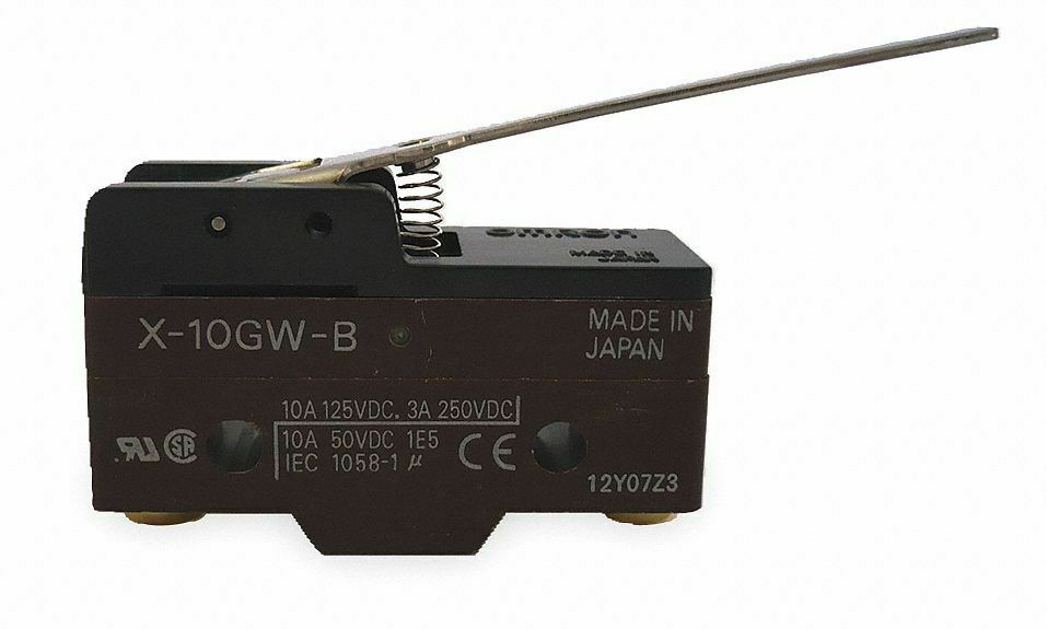 Hinge, Lever Ind Snap Action Switch X-10GW-B 2KRP4