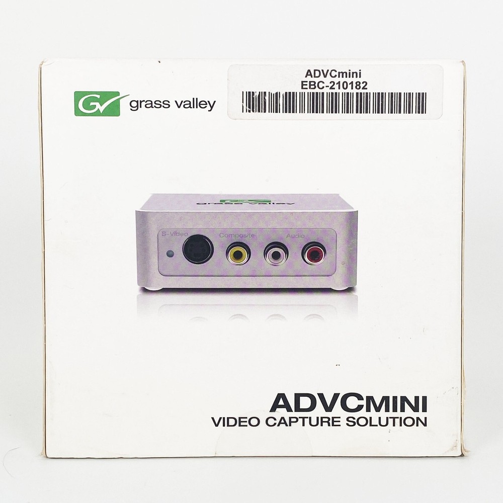 ADVCMini Analog Digital Video Converter, Video Capture Solution, Mac EBC-210182