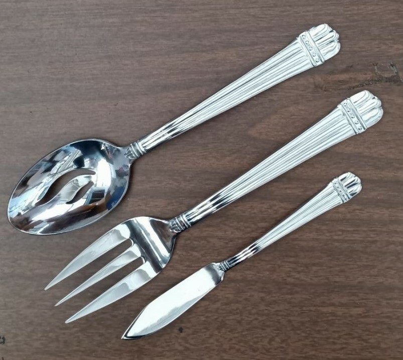 Oneida Trident 3 Piece Set Spoon Fork Butter Knife NEW