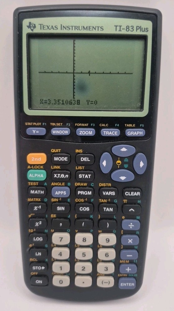 Texas Instruments TI-83 Plus Graphing Calculator No Cover Bruise