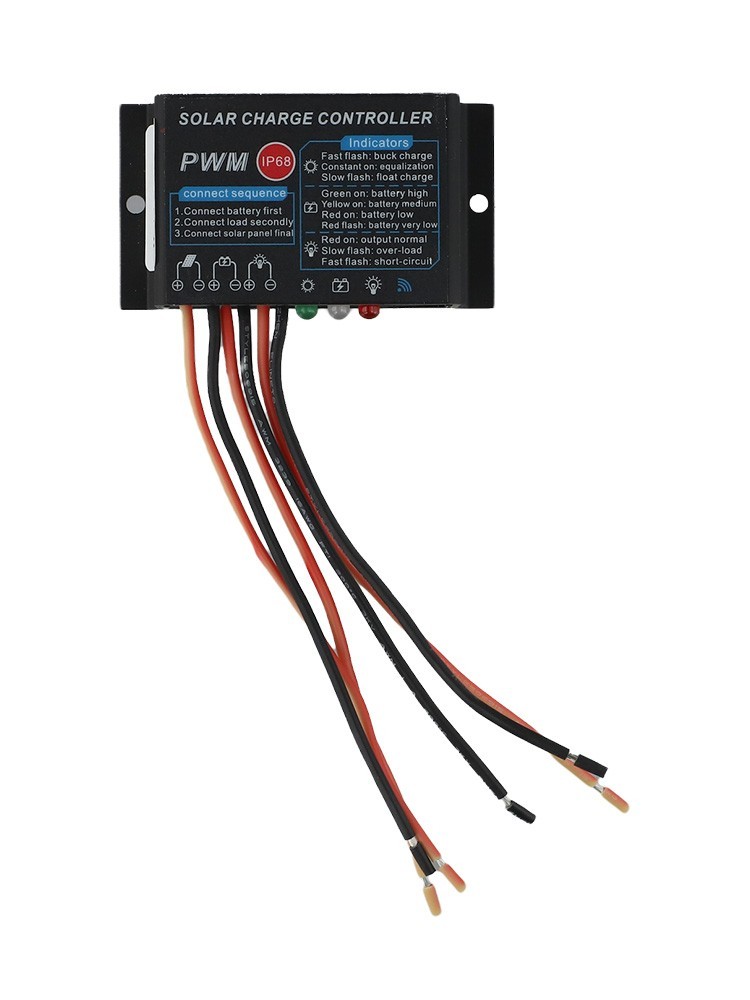 Solar Charge Controller 10A IP68 Waterproof for Efficient Energy Management