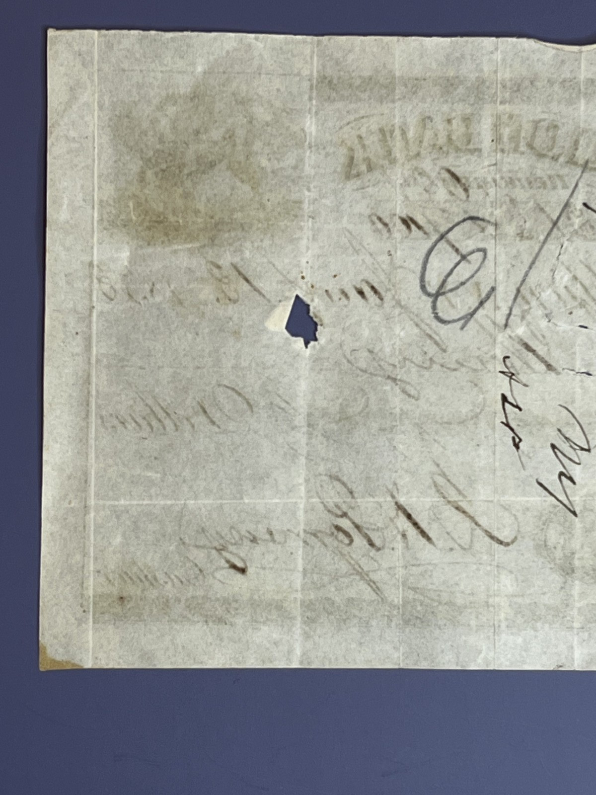 Pre Civil War 1853 ILION BANK HERKIMER COUNTY NEW YORK CHECK L L Merry Grocer