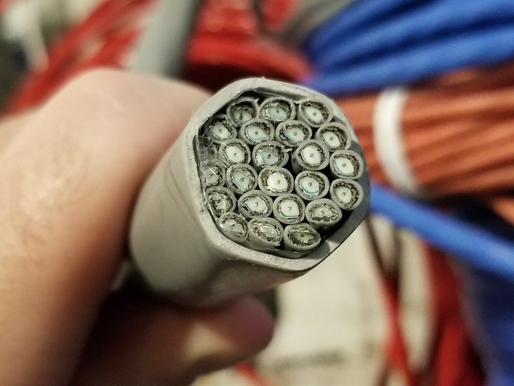 Belden Wire 735A24 26/24C Mini/Multi-Coaxial DS-3/DS-4 Silver Riser Cable /5ft