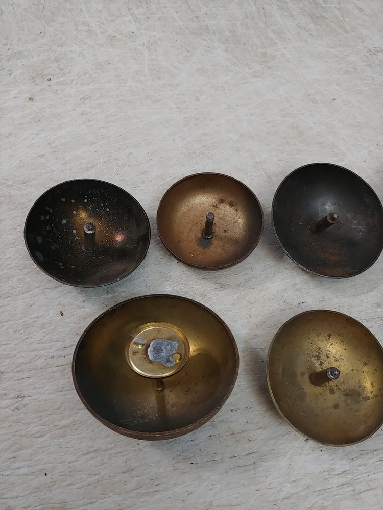 7 ASSORTED CLOCK STRIKE BELLS