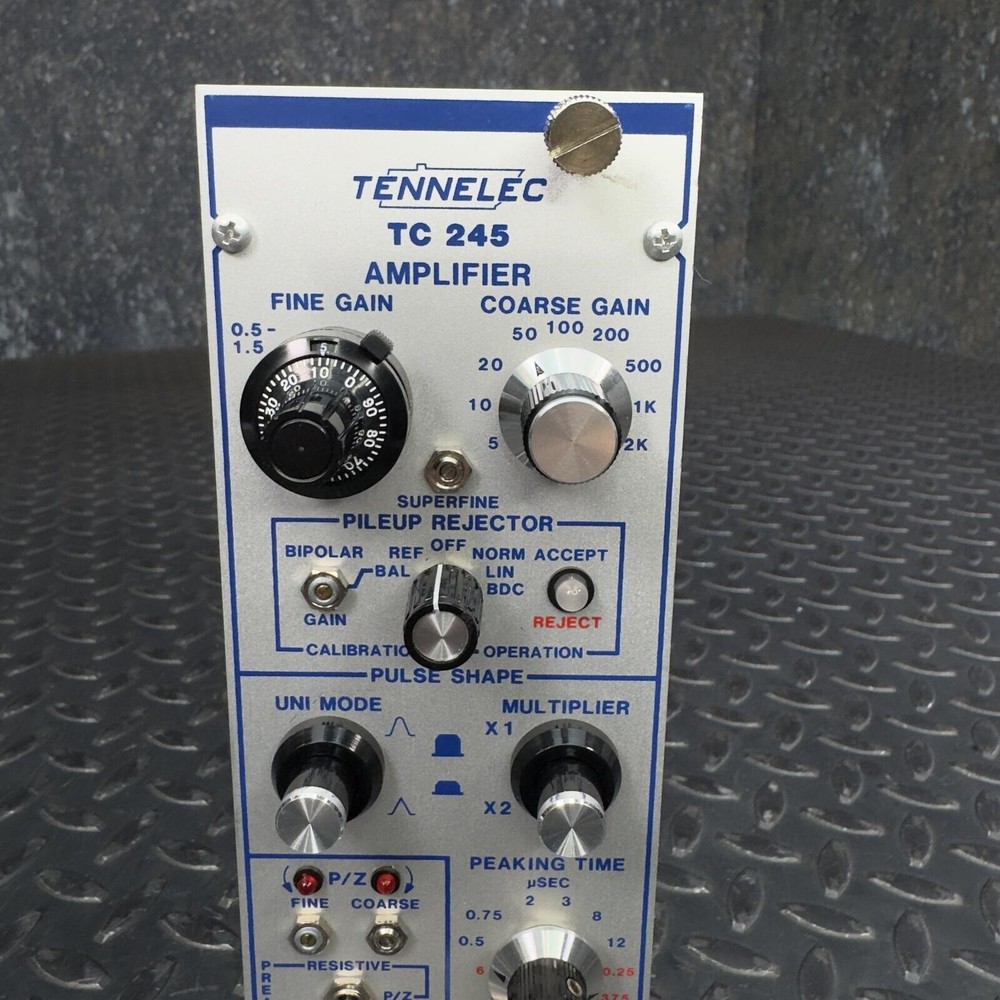 NIM BIN Module - Tennelec TC 245 Spectroscopy Amplifier