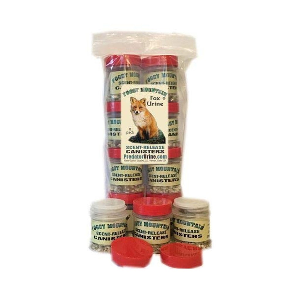 Urine Scent Release Canisters 8pk Fox