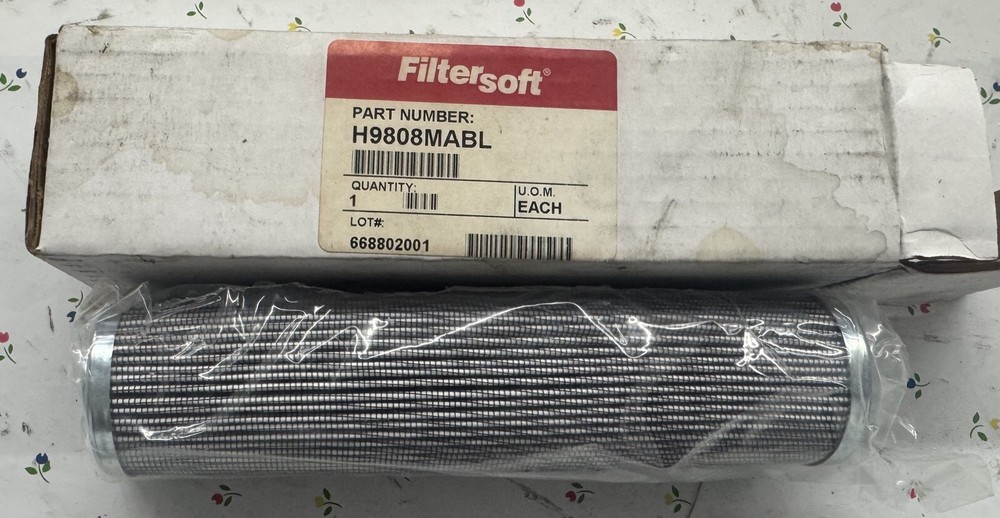Filtersoft Hydraulic Filter H9808MABL New Open Box
