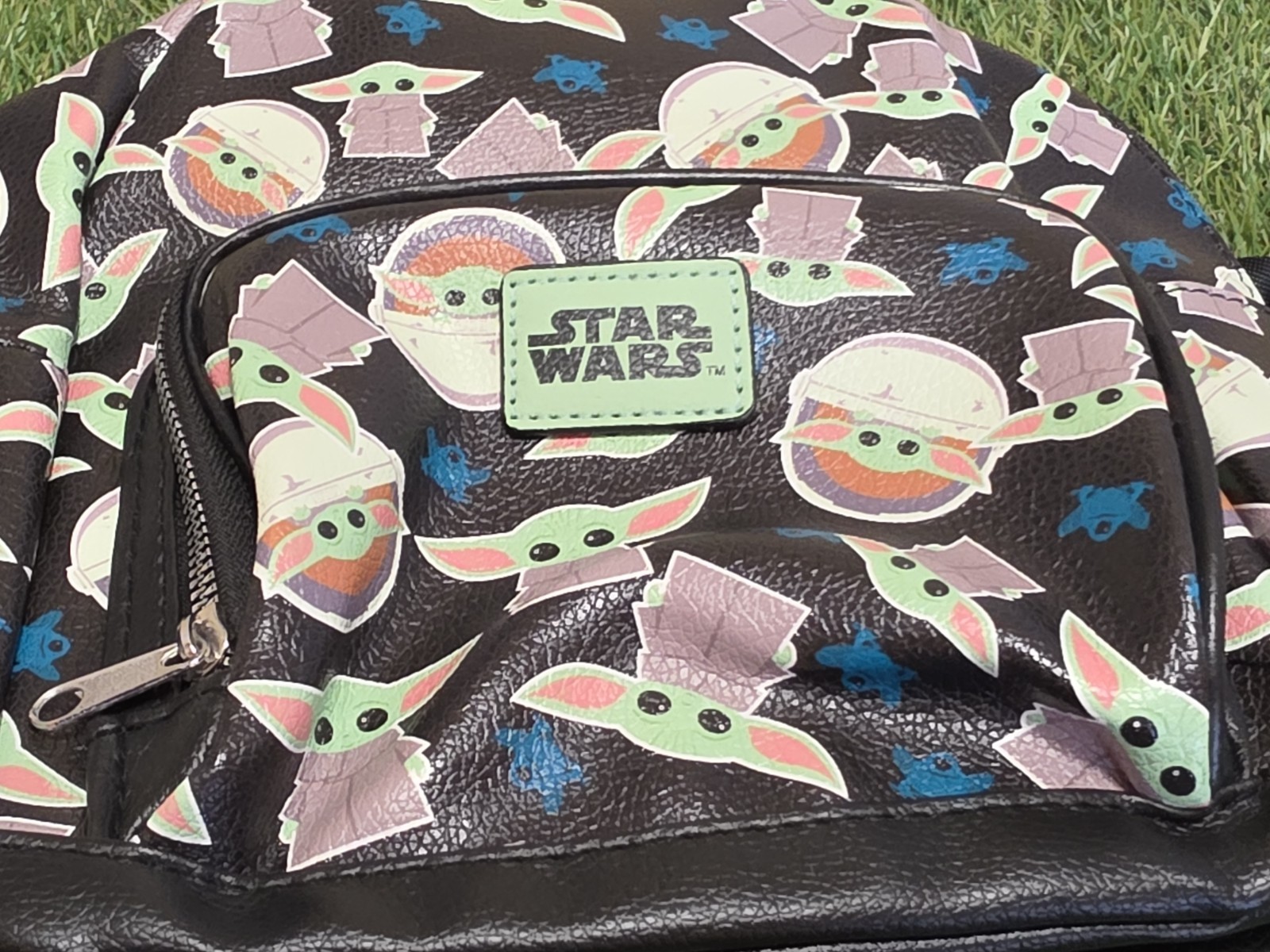 Disney Star Wars The Child Mini Backpack Black Grogu Yoda The Mandalorian NWT