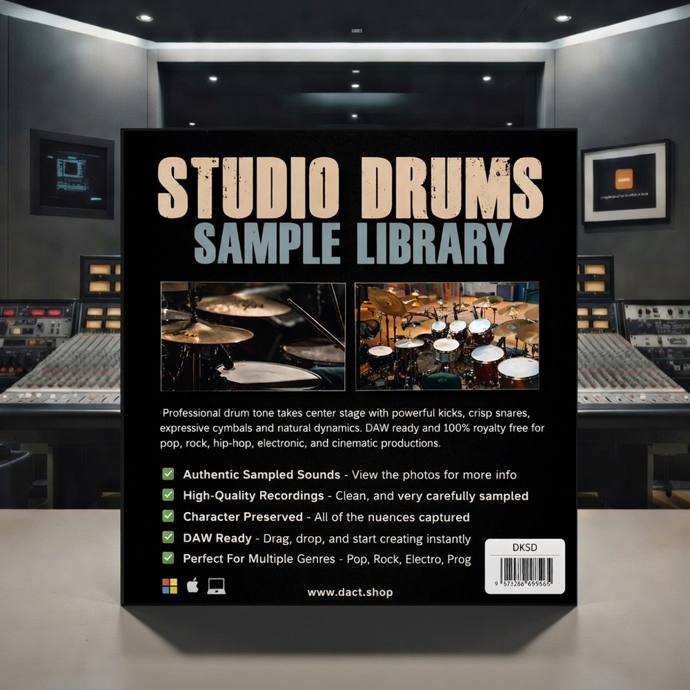 Studio Drums Sample Library