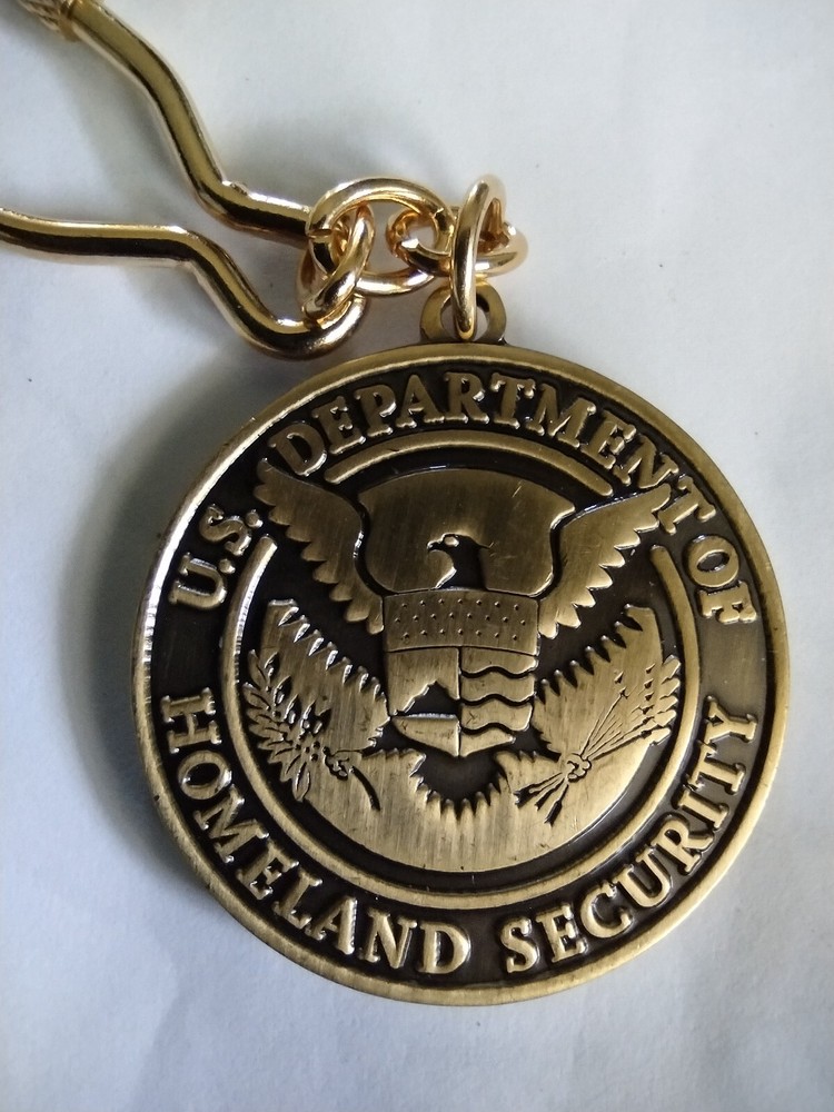 HOMELAND SECURITY ICE KEY TAG for a Keychain