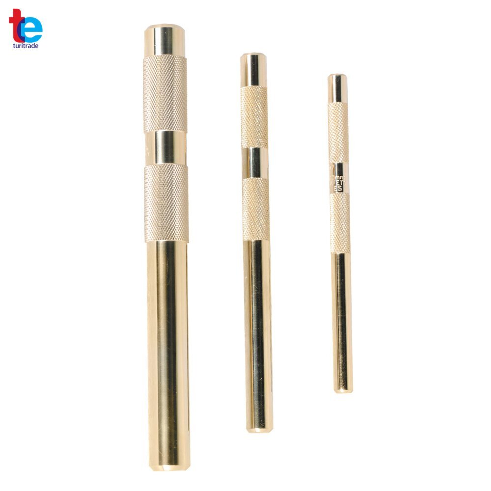 3 Pcs Brass Drift Punch Set 6" ，7" ，8" Replace for 61360