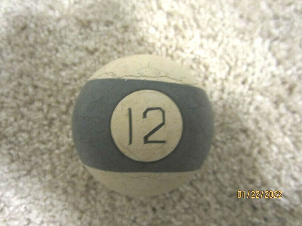 Antique BRUNSWICK #12 Billiard Pool Ball