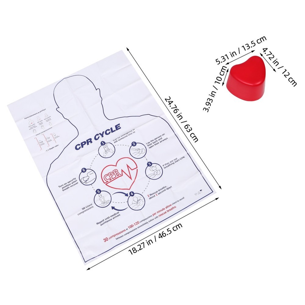 Cardiac Training Model Cpr Hands-only Practice Equipment for Instructors