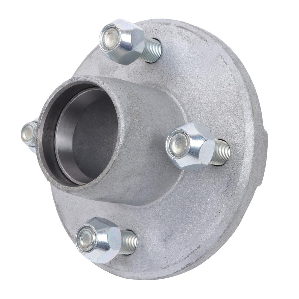 4 on 4 Inch Trailer Hub Galvanized 2000lbs Capacity 1 Inch Spindle
