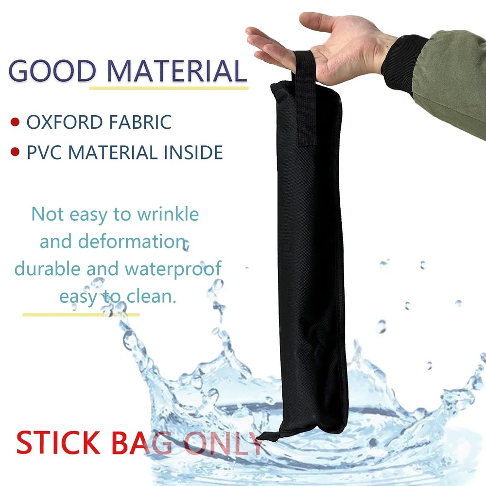 Portable Drumstick Bag - Small Storage Case With Hooks Inside for Drum Set Ma...