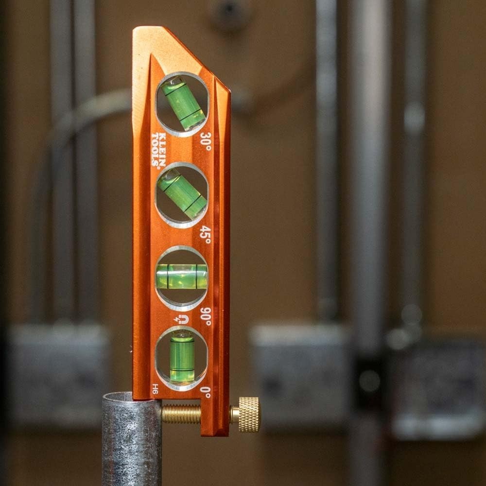 Professional 6-Inch Torpedo Level, High-Visibility Orange