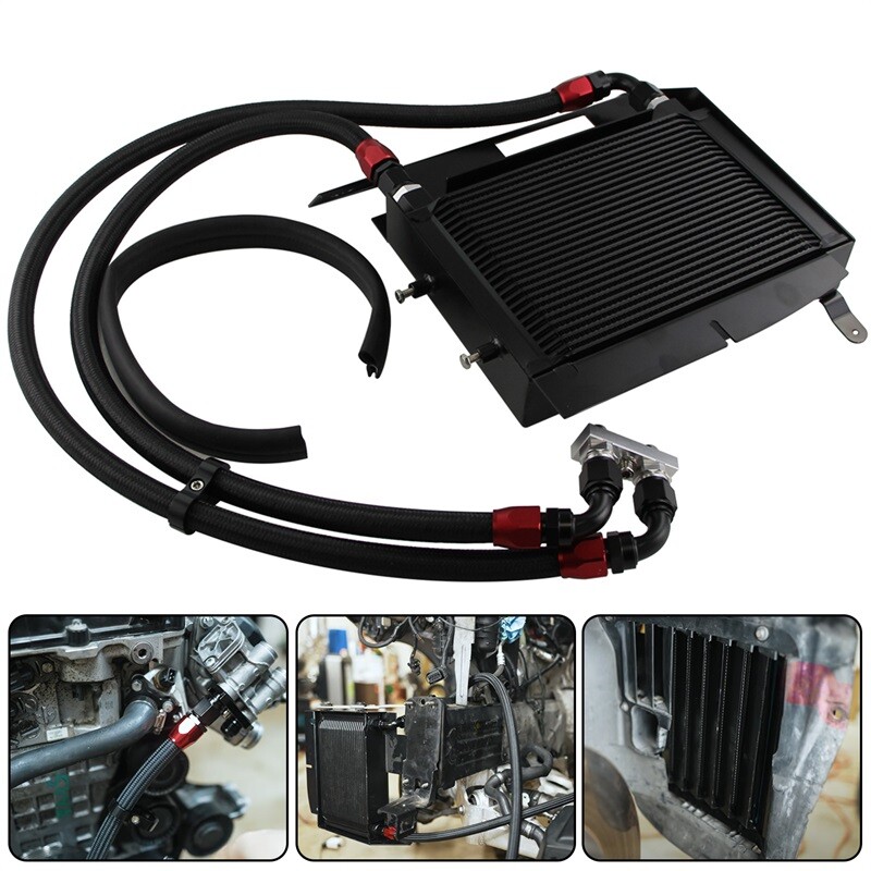 FOR BMW 3 SERIES 335I E90 E91 E92 E93 N54 UPGRADE 25 ROW BOLT ON OIL COOLER KIT