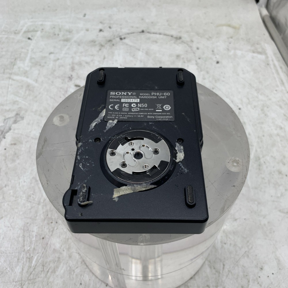 Sony PHU-60 Professional Hard Disk Unit Only. Untested. For Parts.