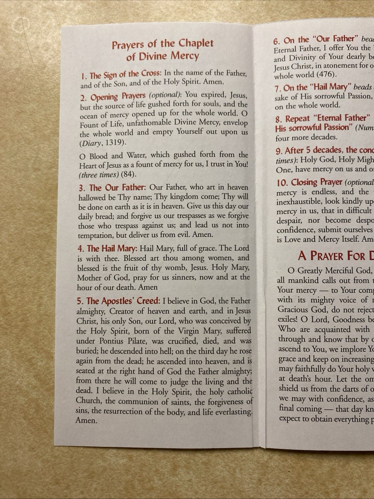 Divine Mercy Chaplet And Novena