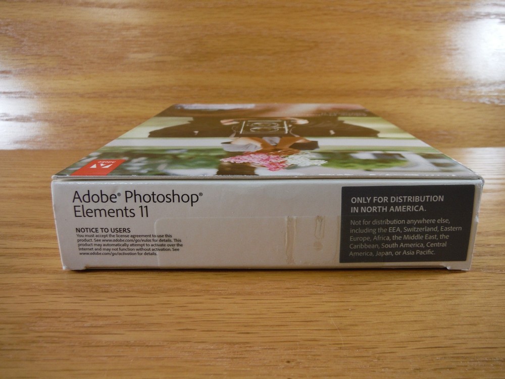 Adobe Photoshop Elements 11 for WIN & MAC *WILL NOT WORK FOR WIN 10 or 11.