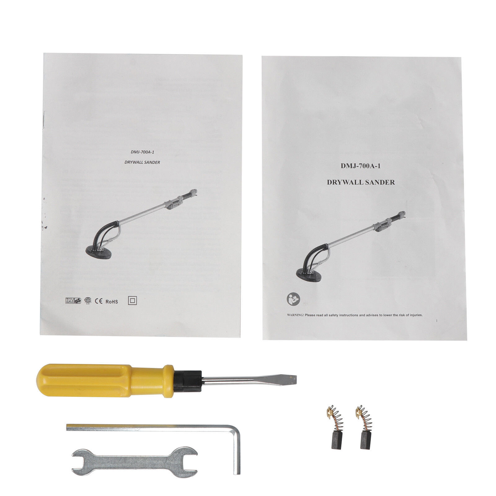 Drywall Sander 800W Electric Wall Sander 6 Variable Speed with 6 Sanding Discs