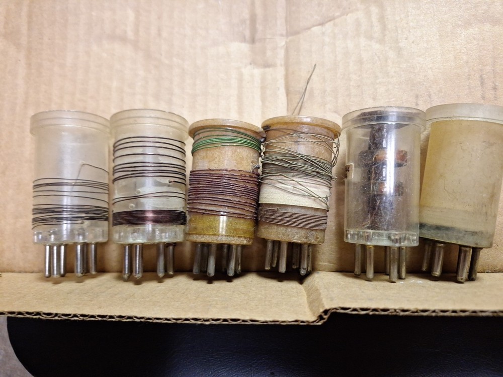 6 Pin Coil Form Lot Ham Vintage Shortwave Crystal Radio