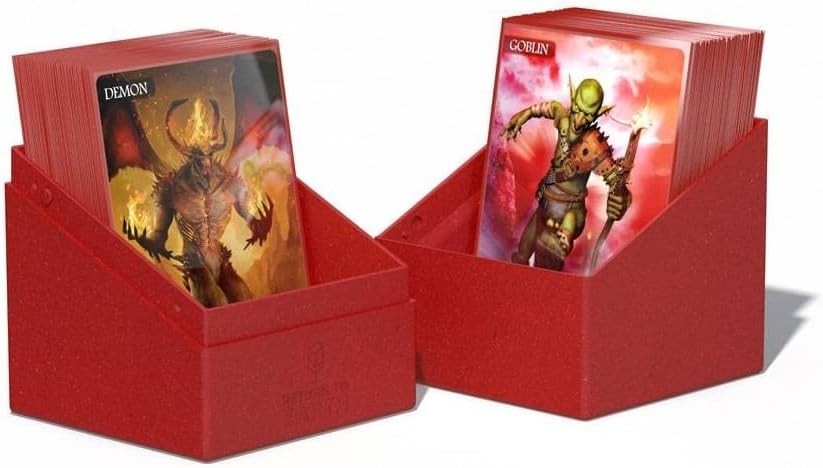 Ultimate Guard Return To Earth Boulder Deck Case 100+ Standard Size Red