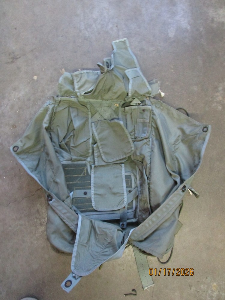 Vintage Military Parachute Backpack