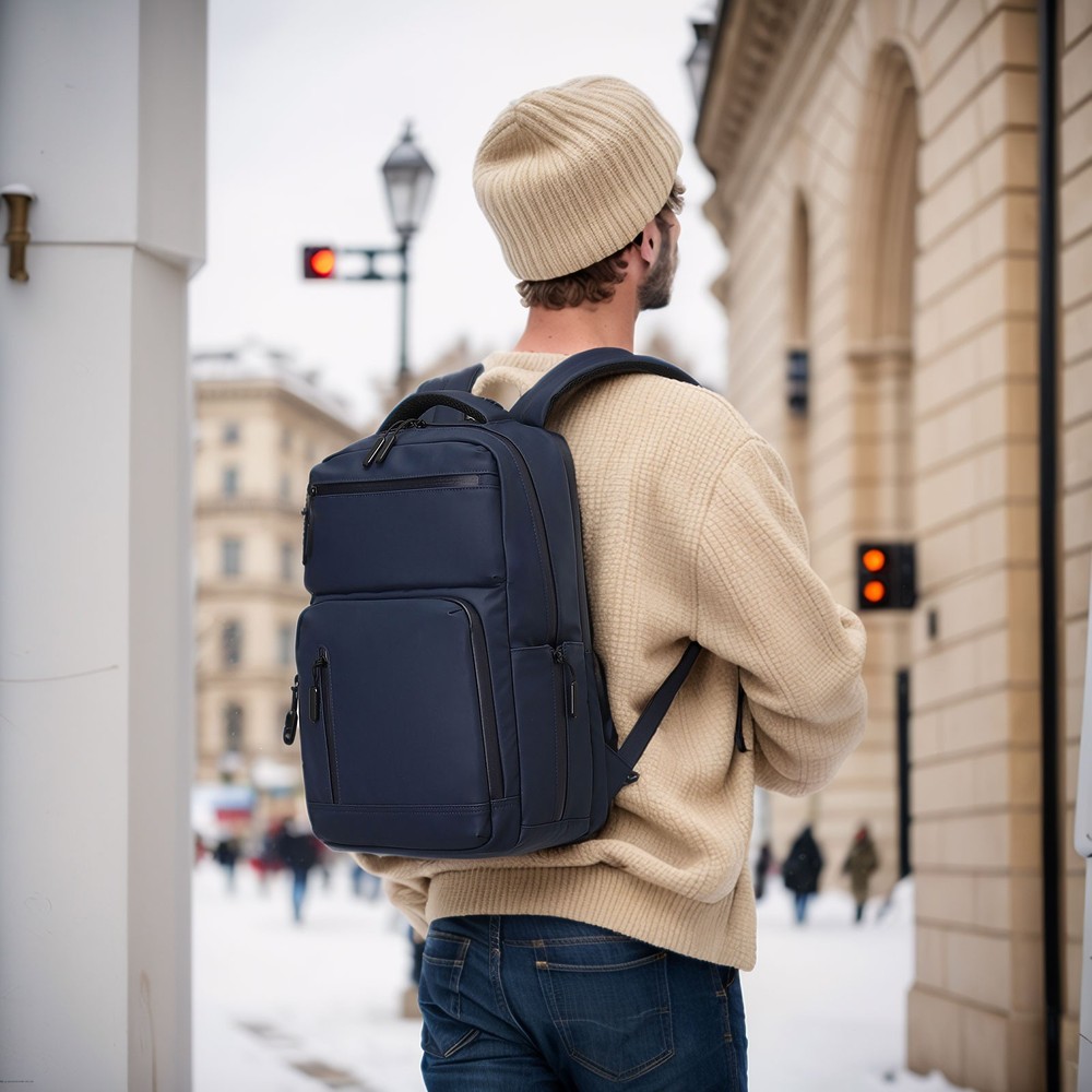 Waterproof Laptop Backpack for Men & Women, Blue