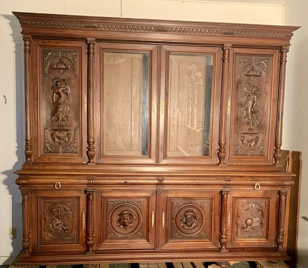 Antique French Walnut Buffet