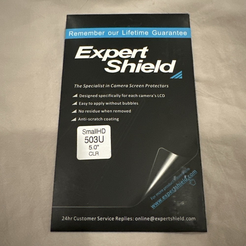 Expert Shield Crystal Clear Screen Protector for Small HD 503 Ultrabright 5.0"