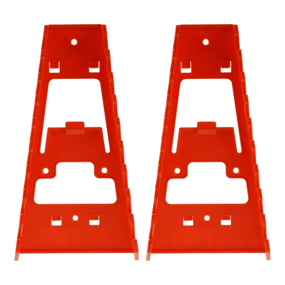 2 Pcs Wrenches Organizer Plastic Wall Mount Tool Holder Pegboard Small