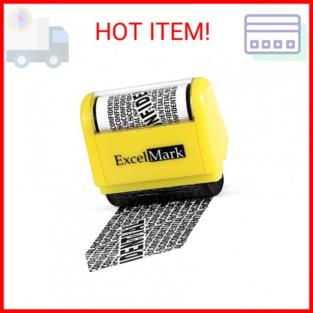 ExcelMark Rolling Identity Theft Stamp (Large)