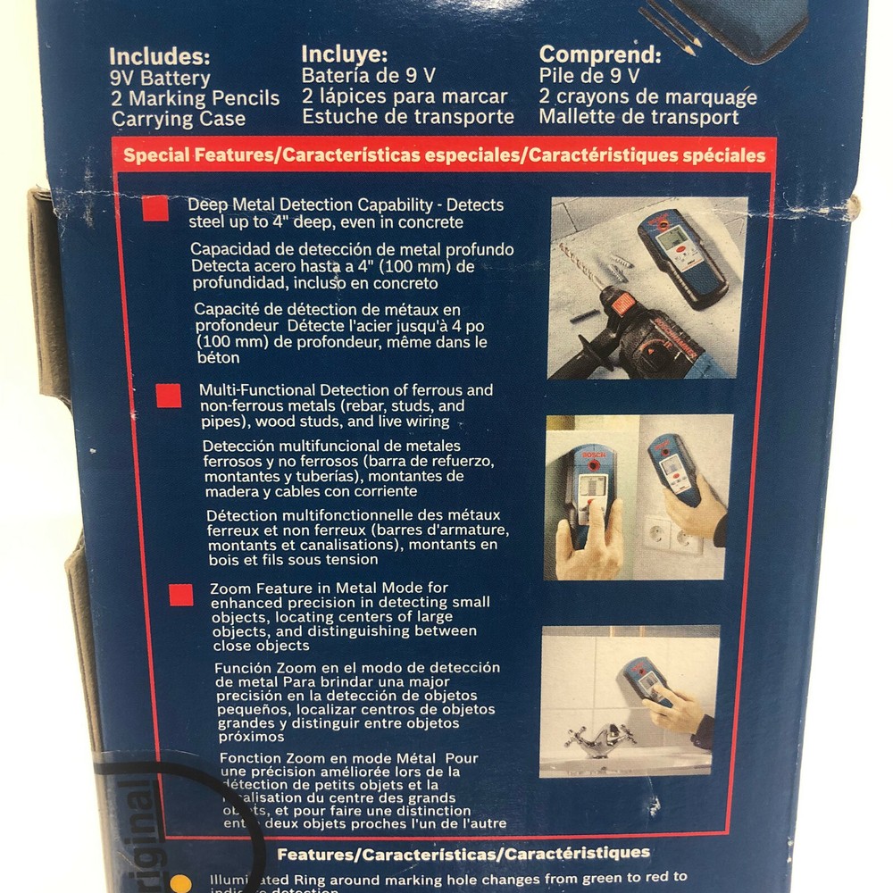 NEW Bosch DMD4K Digital Multi Detector Kit w/ Case in Original Packaging