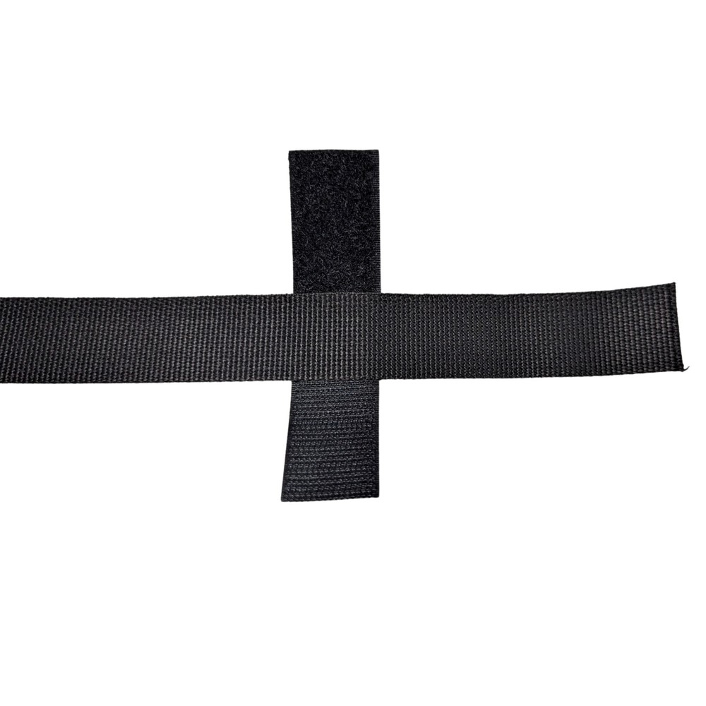 10 Black 1" MOLLE Official VELCRO® Backpack Assault Pack Webbing Keeper Straps