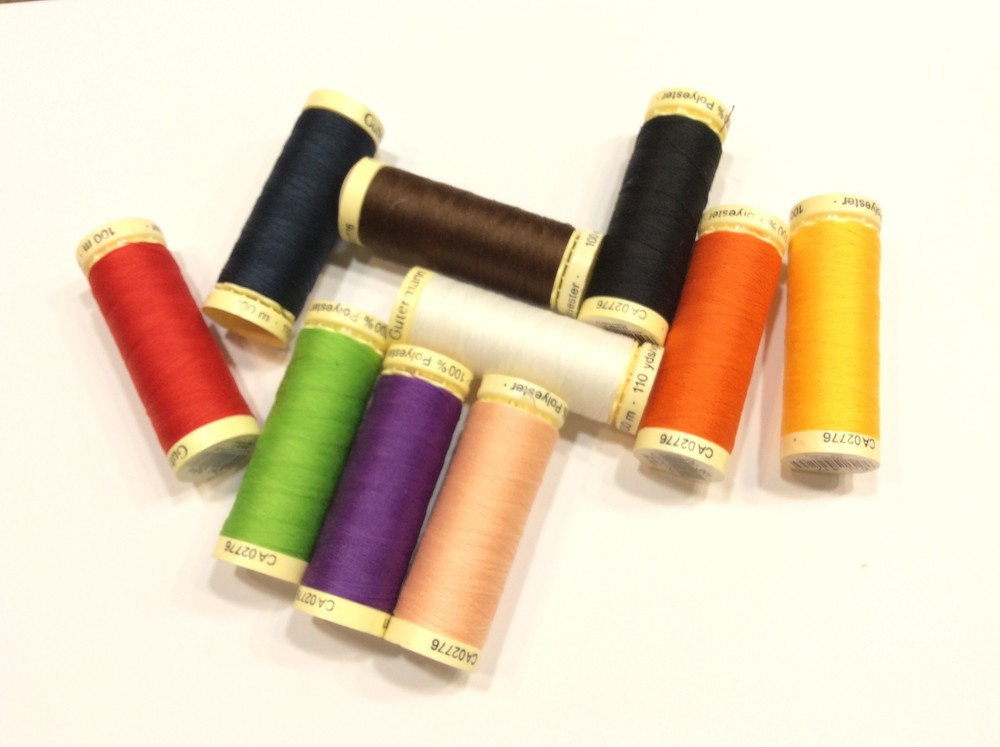 GUTERMANN 100% POLYESTER 100M OFFER 10 SPOOLS COLORS AVAILABLE