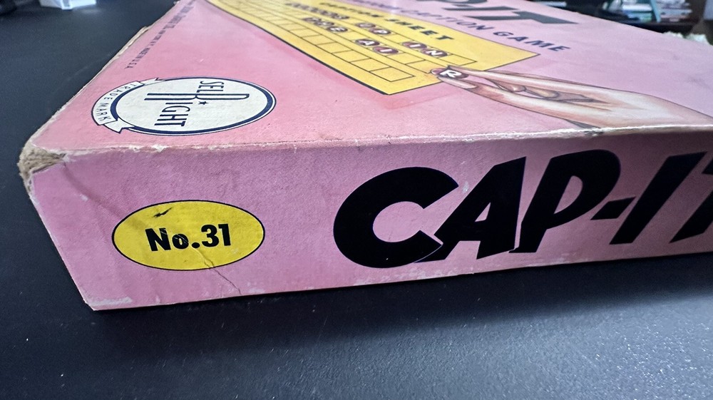 CAP-IT 1957 Cartoon Caption Game by Selchow & Righter Co.